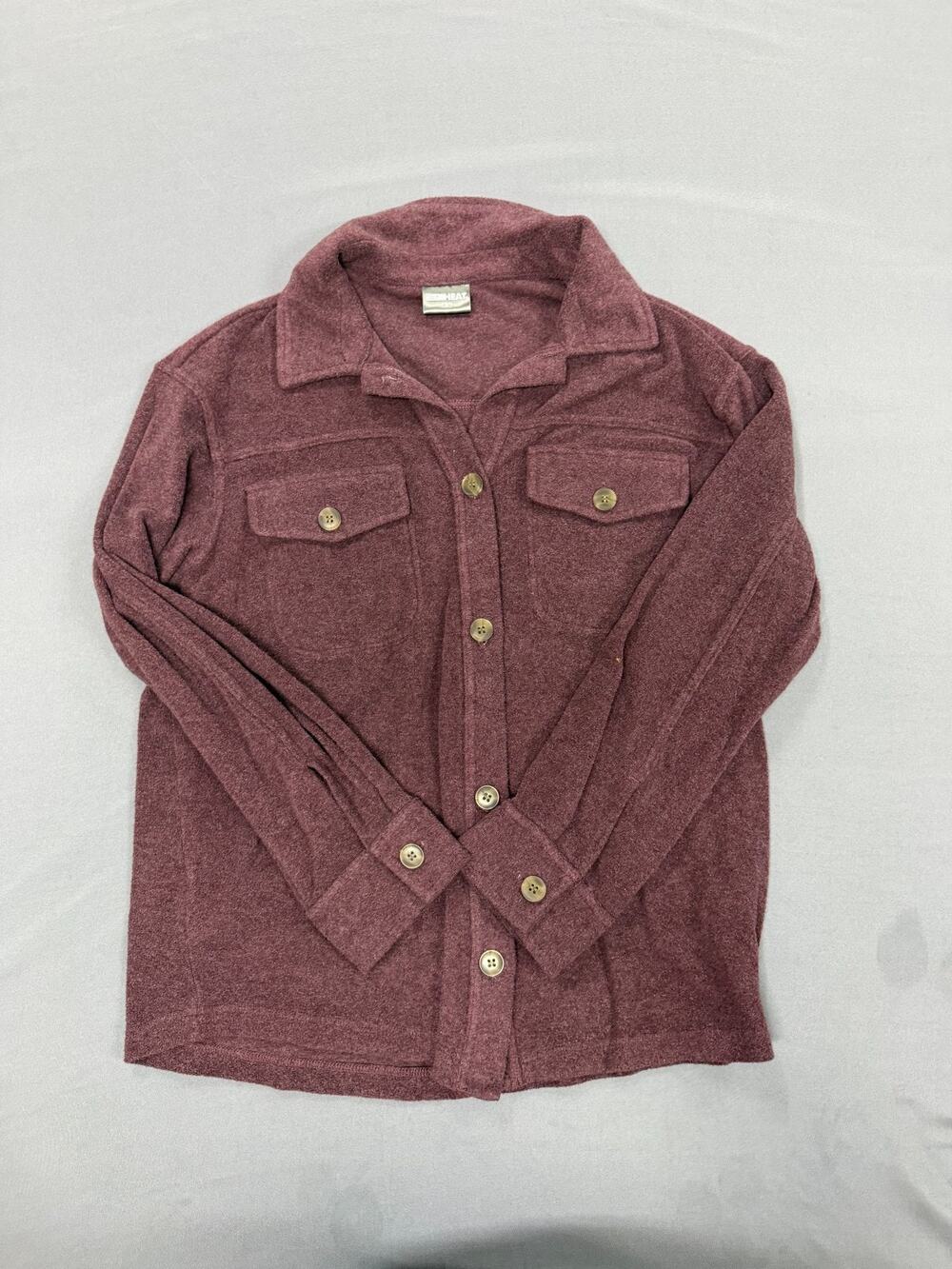 32 Degrees Heat Men's Medium Button Up Shirt Heavyweight Long Sleeve Casual